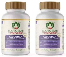 2 packs X Maharishi Ayurveda Glucomap 60 Tabs - FREE SHIPPING