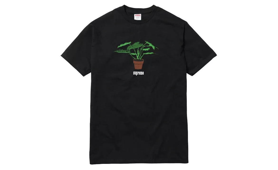 Supreme FW2017 Plant T shirt noir grand neuf