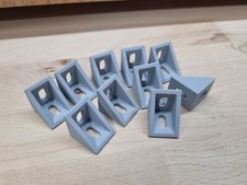10 kątowników montażowych kątownik szary plastik kuchnia profil aluminiowy 20x20 meble