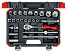 GEDORE 3300055 24-Piece Socket set 1/2 size10...