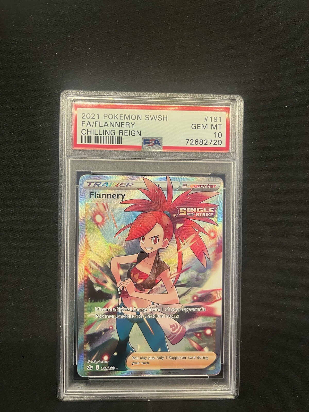 Flannery 2021 Sword & Shield: Chilling Reign #191/198 Holo Flannery 2021 Sword & Shield: Chilling Reign #191/198 Holo