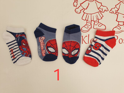 Socken Sneaker Spiderman Sam Paw Patrol Spongebob Größe 23/26 27/30 31/34