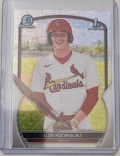 Luis Rodriguez 2023 Bowman Chrome 1st MOJO Refractor St. Louis Cardinals BCP-130