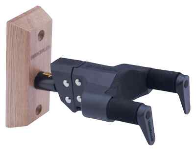 Wandhalter mit Holzsockel für Sopran- bis Baritonukulelen mit Auto Grip System