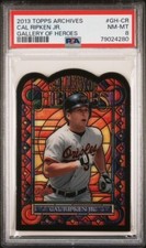 2013 Topps Archives Gallery of Heroes #CR Cal Ripken Jr. graded PSA 8 NM-MT