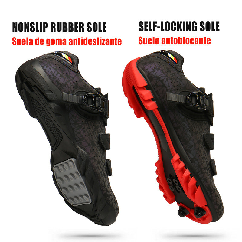 Luminous Mountain Cycling Shoes Men Road Bike Shoes Outdoor Bicycle