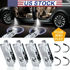 4Pack For BMW 2004-2018 Car LED Cool Laser Courtesy Puddle Lights Ambient Light