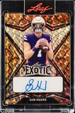 2022 Leaf Exotic Sam Huard Auto /4 Mosaic Turtle #BA-SH2