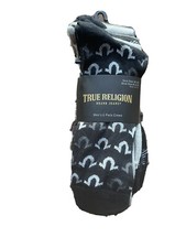 New 6 Pair Of True Religion Socks Size L 8-12
