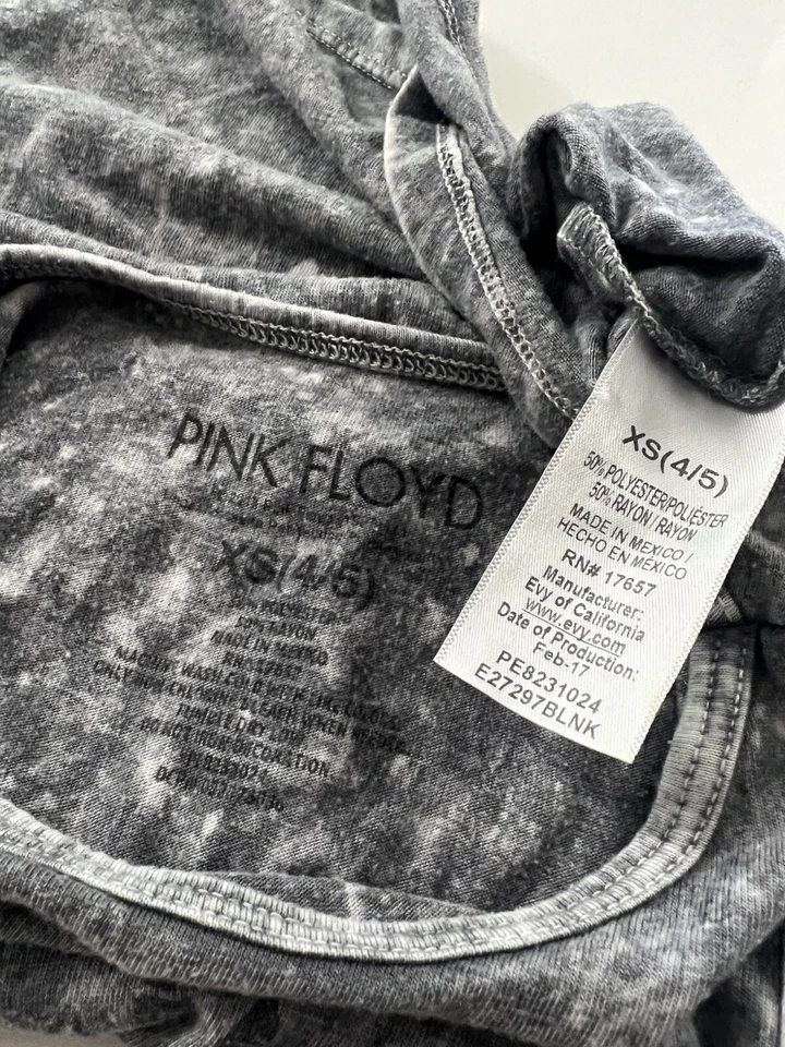 PINK FLOYD (2017) Official "Dark Side of the Moon" Tank Top T-Shirt Sz XS (4/5) - Image 3 of 3