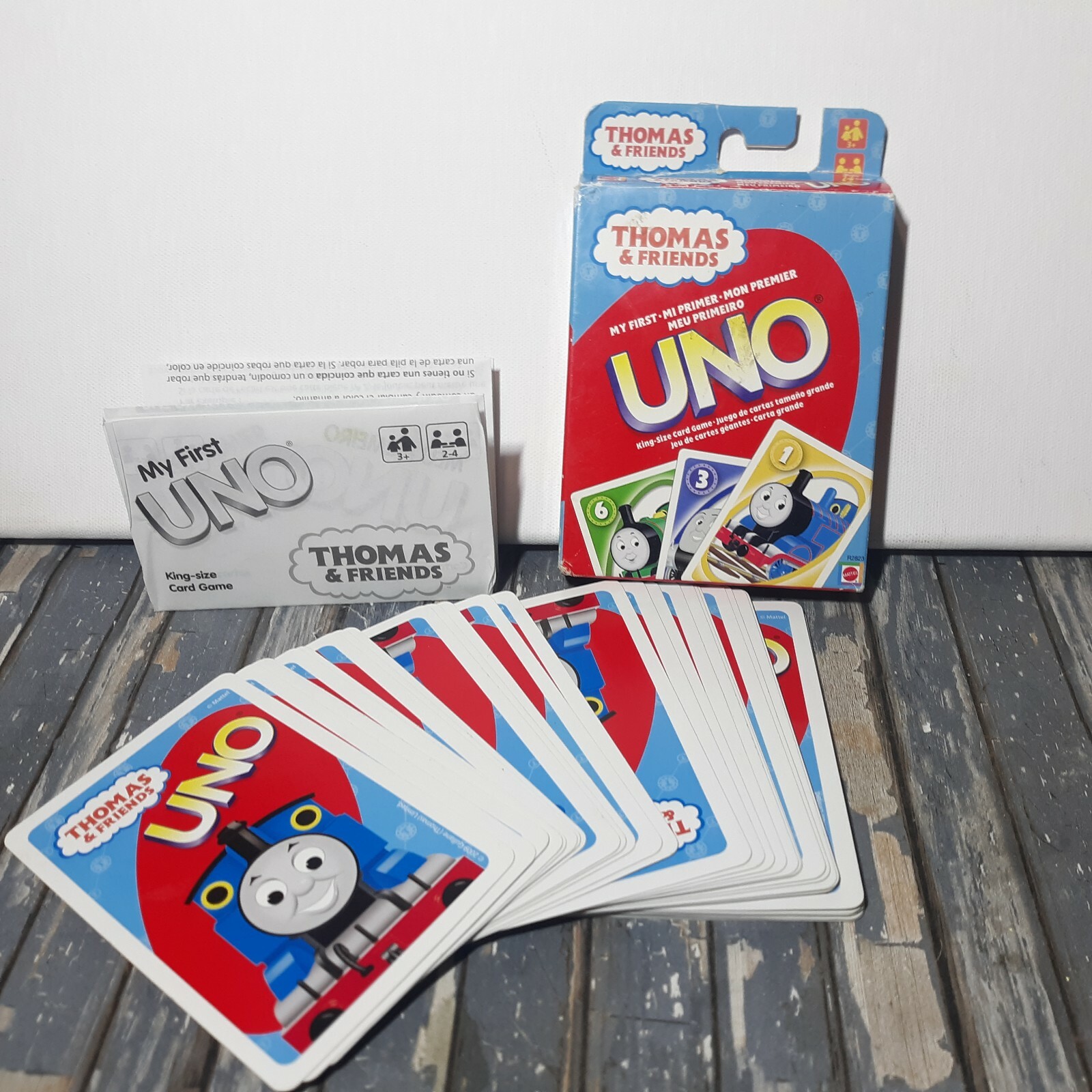 Mattel Games R23 Thomas And Friends My First Uno King Sz Card Game For Sale Online Ebay