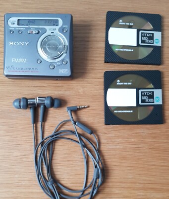 Sony MZ G750 MINIDISC recorder with Sony Headphones | eBay UK