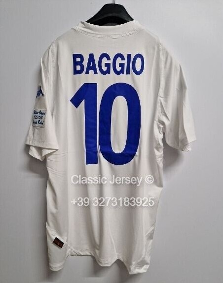 2003-2004 イタリア代表　#10 R.BAGGIO 2004-06 Italy Home Shirt Baggio #10 (XXL)