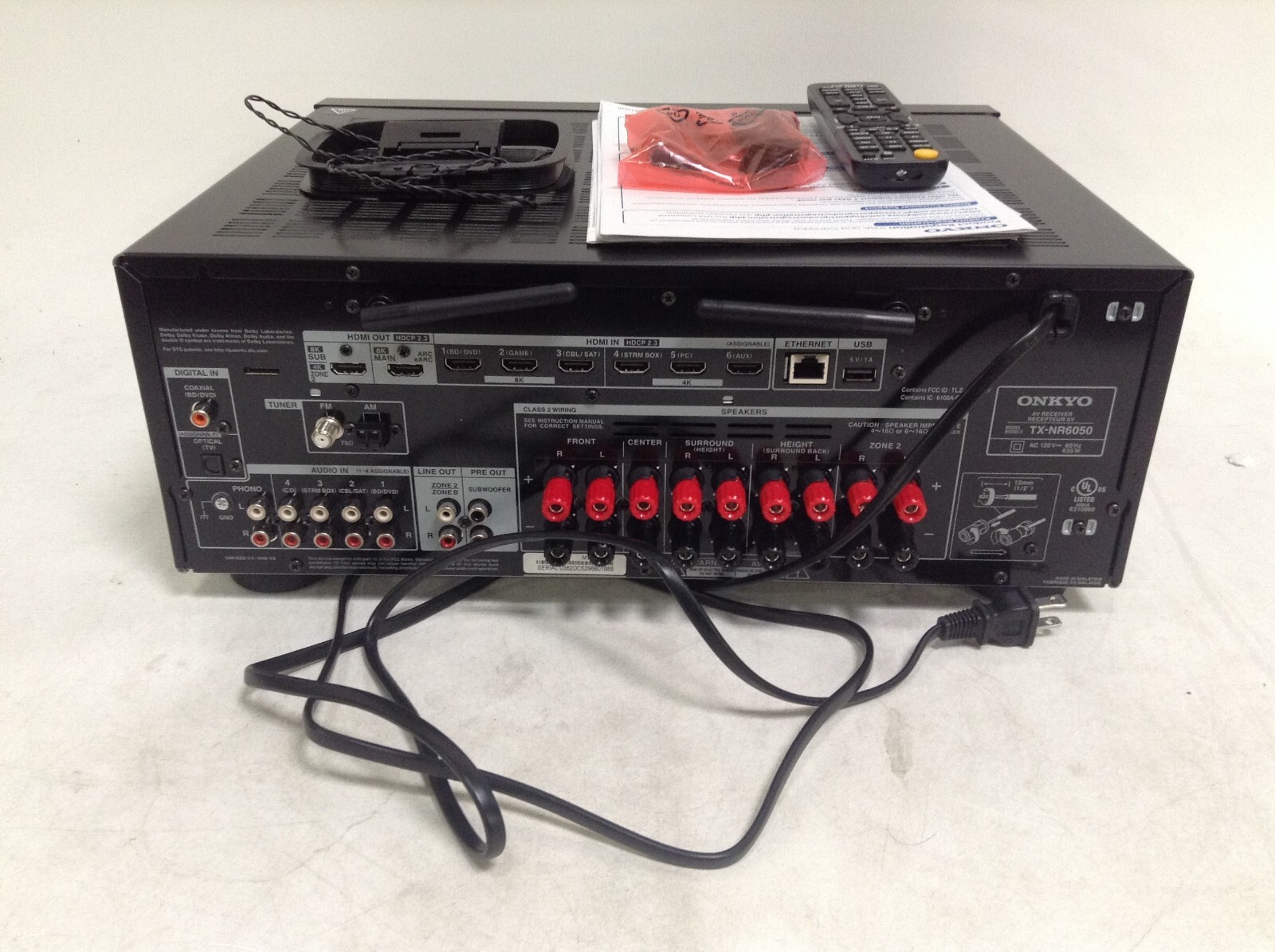 Onkyo TXNR6050 7.2Channel AV Receiver eBay