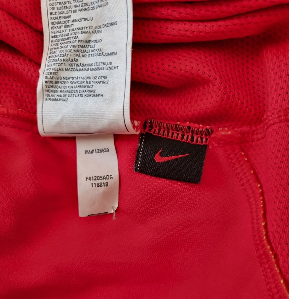 Arsenal 2004 - 2005 Home football Nike long sleeve jersey