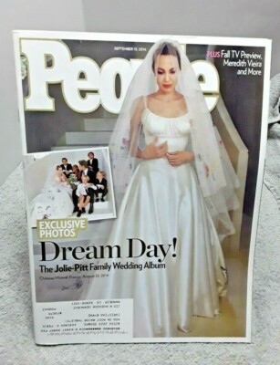 People Magazine September 2014 Jolie Pitt Wedding Album
