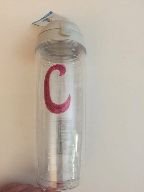 24oz Pink Sequin New Insulated