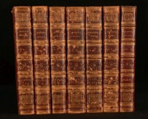 Walter Scott Leather Original Antiquarian & Collectable Books