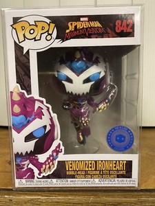 Funko Pop Venomized Ironheart #842 with 