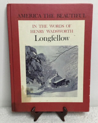 1965 America the Beautiful Words of Henry Wadsworth Longfellow ORIGINAL BOOKMARK