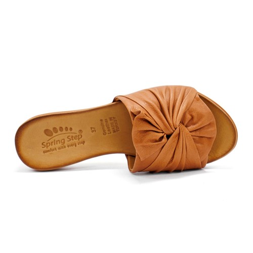 Spring Step Women's Lavona Slide Sandal with a Bow Accent - Picture 8 of 22
