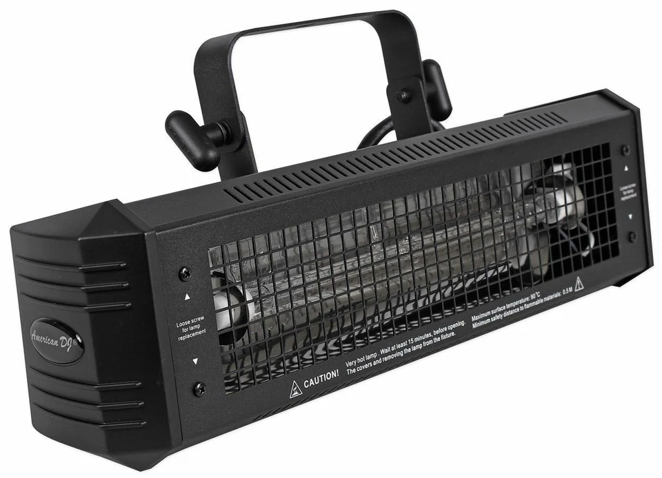 2) American DJ Mega Flash DMX 800W Compact Strobe Lights+4) Mini Strobes+Cables - Image 4 of 4