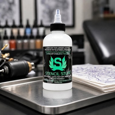 Stencil Stuff Tattoo Stencil Transfer Gel 4oz Vegan Clear Formula