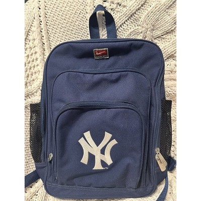 NY New York Yankees Small Embroidered Blue Backpack Nike 3T Vintage See Photos