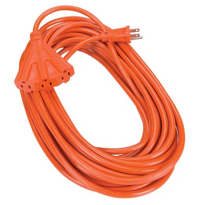 Do it 50 Ft. 14/3 Extension Cord with Powerblock OP-JTW-143-50-OR SIM Supply,