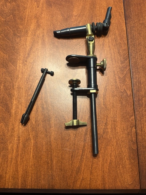 Vintage Bench Clamp On Fishing Fly Tying Vise