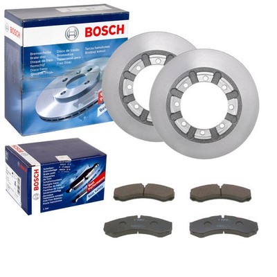 BOSCH BREMSSCHEIBEN 290mm + BELÄGE HINTEN passend für RENAULT MASCOTT