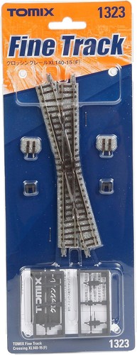 Carril de cruce calibre N TOMIX XL140-15 F 1323 suministros para modelos ferroviarios | Zustand: New