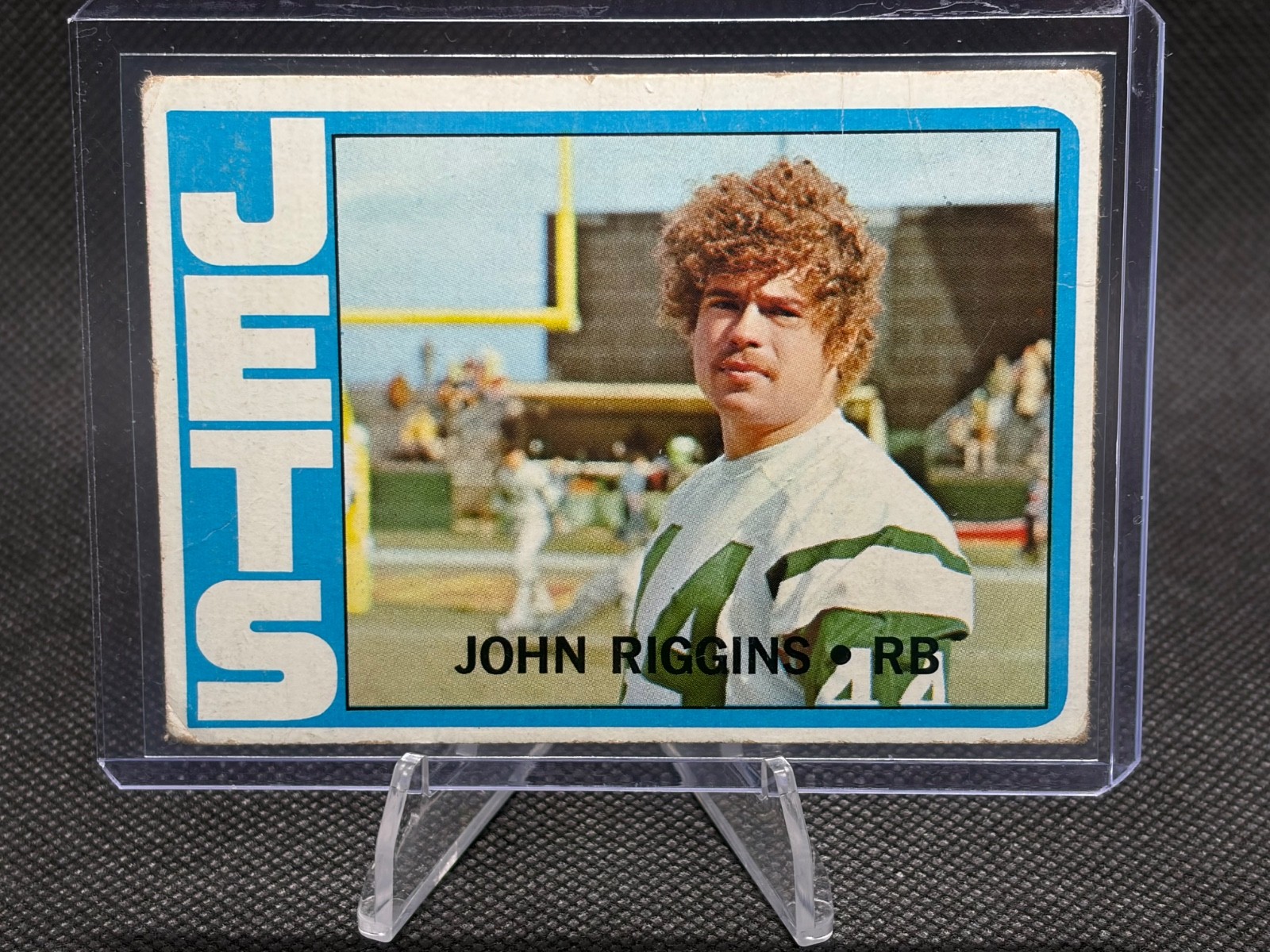 1972 Topps John Riggins #13 Rookie Card Jets Redskins Hall of Fame