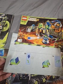 Lego Power Miners 8964 8191 8709 8959 8961 8191  8958 8189 8962 Instructions Lot
