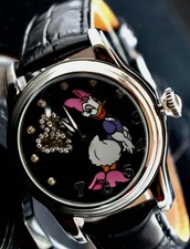 Orologio Disney Automatico Cinturino Pelle Edizione Limitata Daisy Collezionismo Retrò VINTAGE