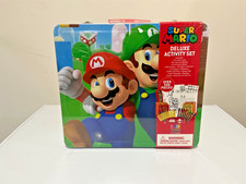 Super Mario 500pc Deluxe Activity Set: Sheets/Stickers/Markers/Crayons/Stamper/ 
