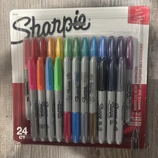 Sharpie Bold Colors Fine Tip 24 Count 