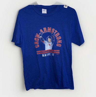 Pete Crow-Armstrong  Raise The Roof Chicago Cubs Baseball T-Shirt Size Small PCA