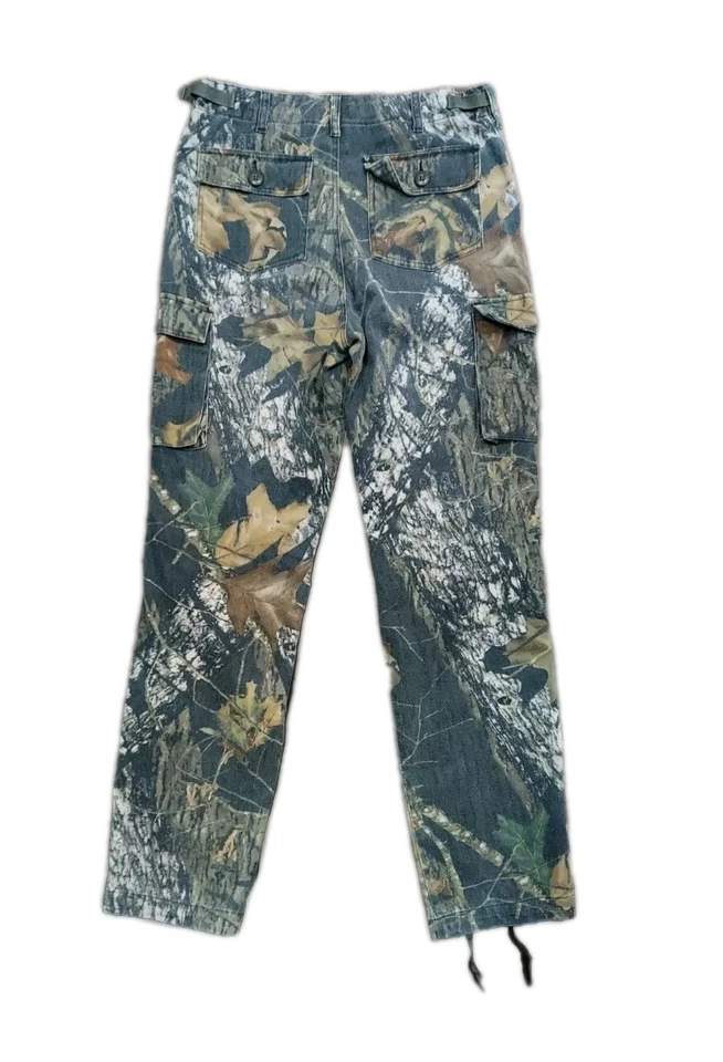 Camo Cargo Pants 30 x 30 Youth Size 18 Cabelas Kids Realtree Camouflage  - Image 3 of 4