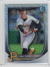 PAUL SKENES 2025 BOWMAN CHROME MEGA BOX MOJO REFRACTOR PITTSBURGH PIRATES