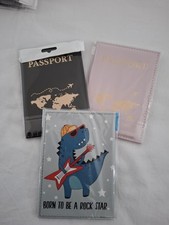 Holiday Passport Holder Cover For A Family Of 3 Grab A Bargain UK Seller 🇬🇧 