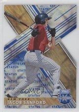 2019 Panini Elite Extra Edition Status Blue Die-Cut 28/75 Jake Sanford Jacob y6z