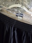 Paradiso Stretch 100% Rayon Black  Cropped Pants With Fringe Size 8 Boho  — photo 3
