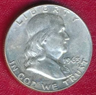 1963-D FRANKLIN SILVER HALF DOLLAR **CHOICE BRILLIANT UNCIRCULATED** FREE SHIP!!