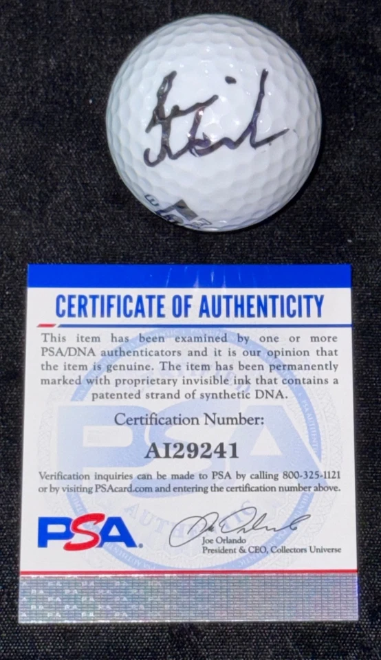 斯图尔特·辛克“2009 年英国公开赛锦标赛”签名高尔夫球亲笔签名 PSA — 第 2/3 张图片