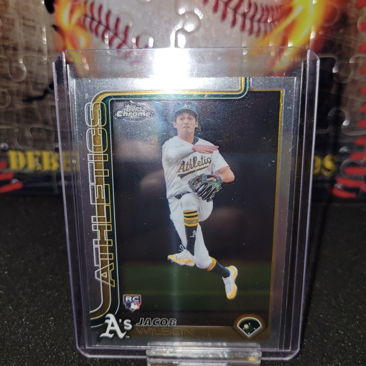 2025 Topps Chrome Jacob Wilson RC #96 Athletics | eBay