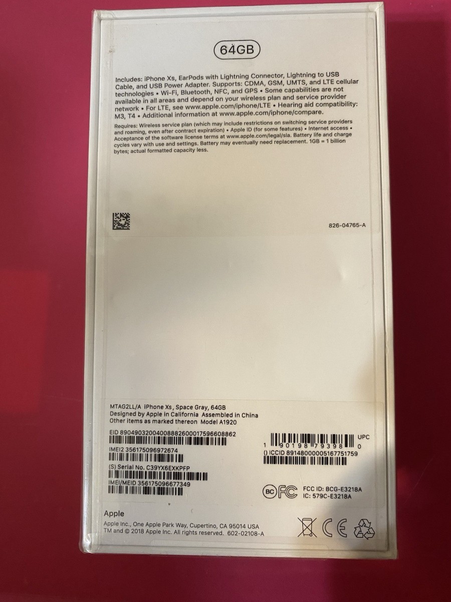 Buy Apple iPhone XS - 64 GB - Space Gray (Unlocked) online | eBay