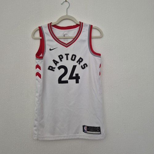Nike Toronto Raptors NBA Powell #24 weiß Swingman Trikot Gr. 40 (UK S/M)