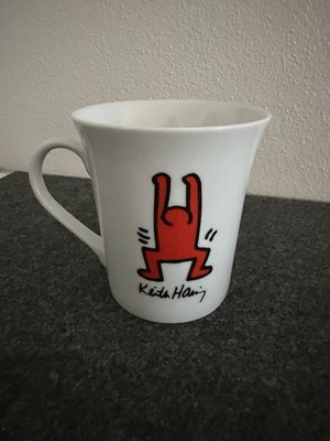 Keith Haring Tasse Becher Könitz Pop Art Kaffeetasse Kaffeebecher Porzellan