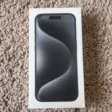 Original Apple iPhone 15 Pro Box Empty box Only Black Titanium